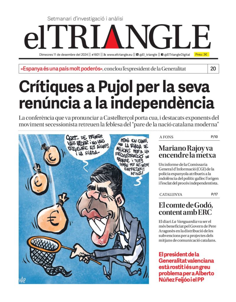 Crítiques a Pujol per la seva renúncia a la independència