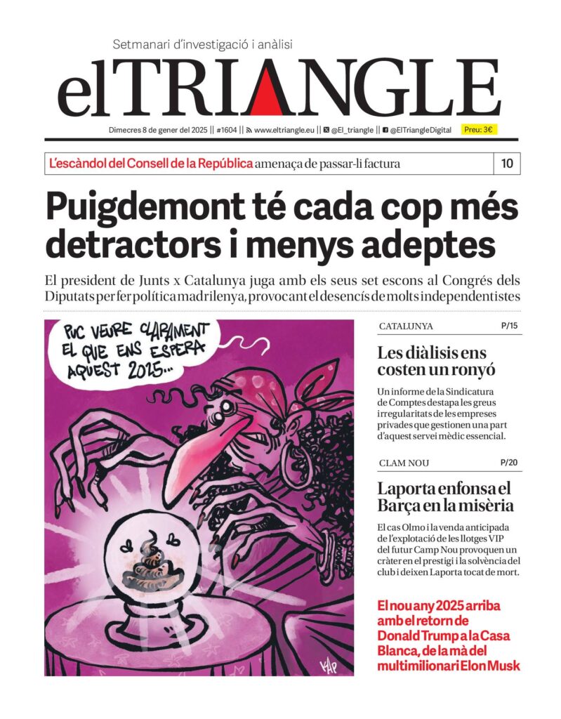 Puigdemont té cada cop més detractors i menys adeptes