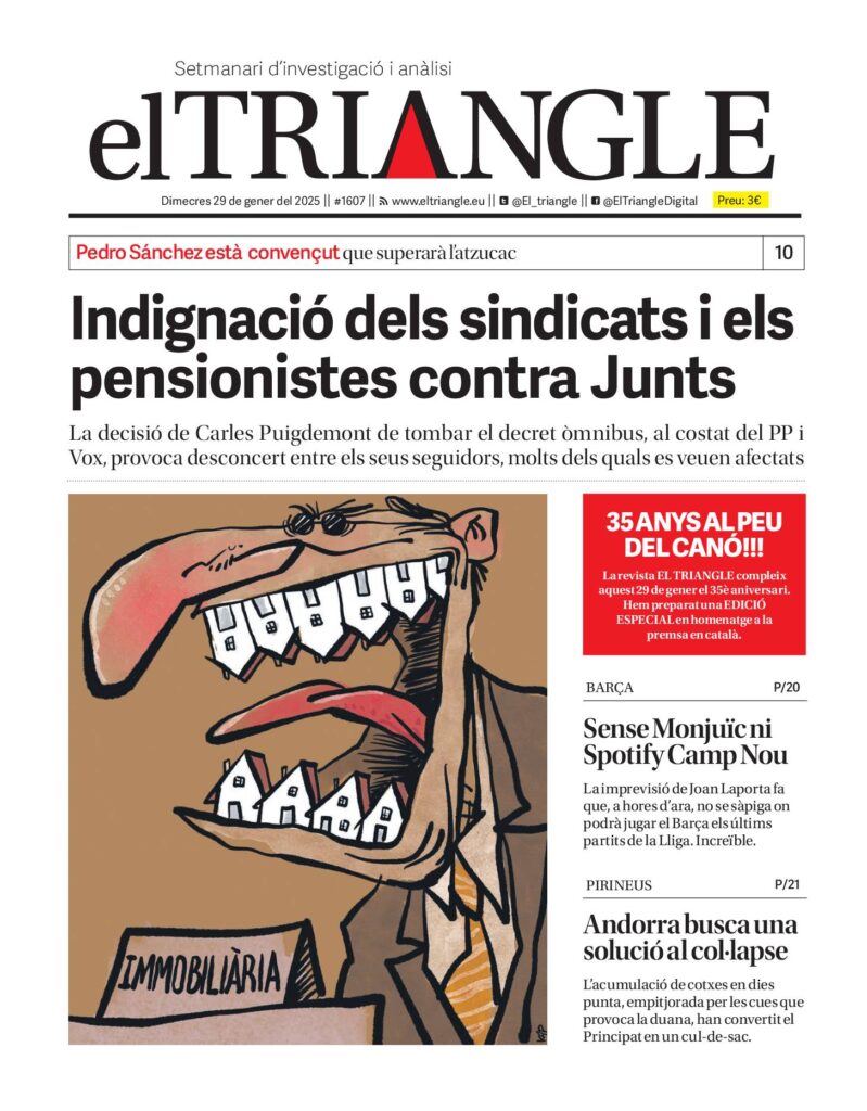 Indignació dels sindicats i els pensionistes contra Junts