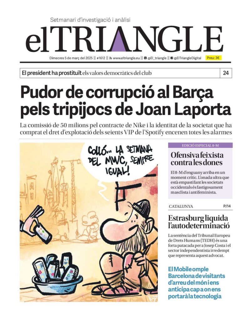 Pudor de corrupció al Barça pels tripijocs de Joan Laporta