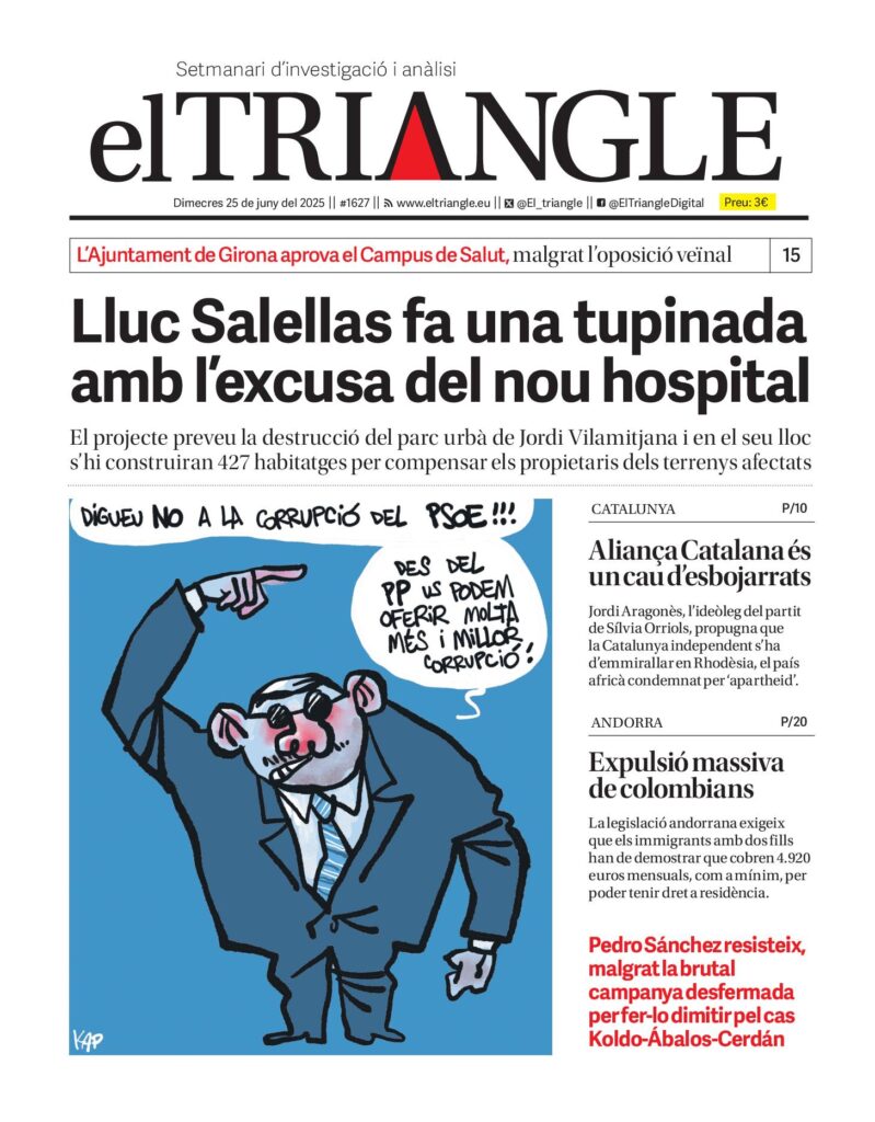 Lluc Salellas fa una tupinada amb l’excusa del nou hospital