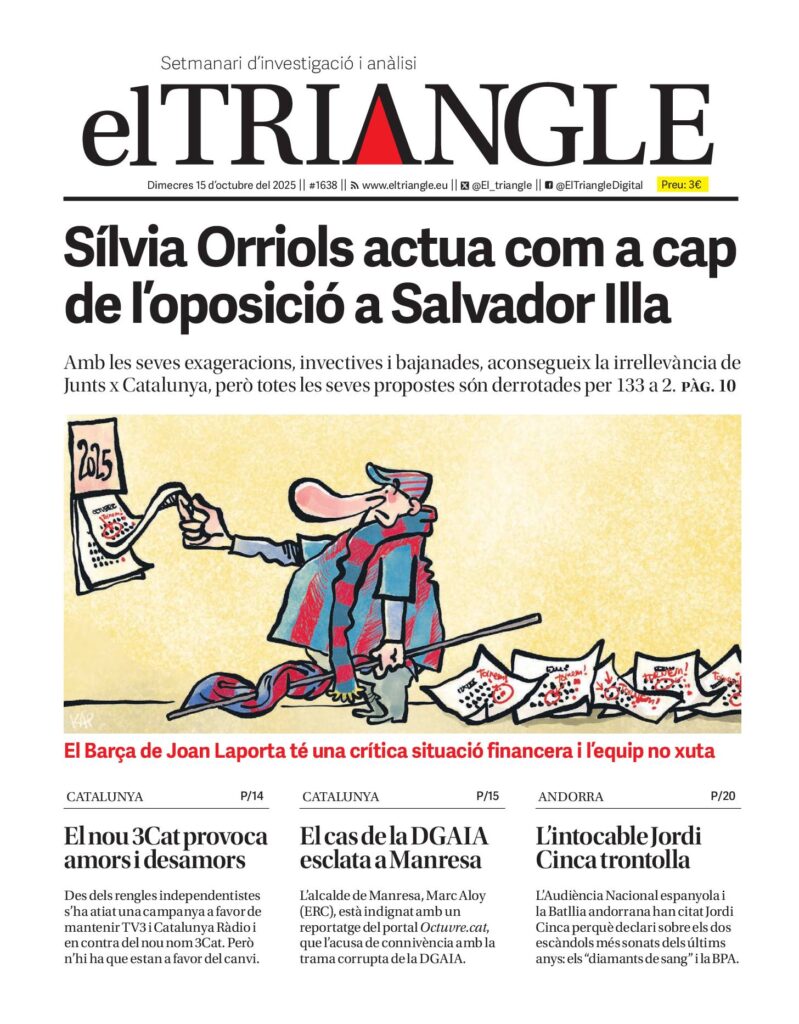 Sílvia Orriols actua com a cap de l’oposició a Salvador Illa