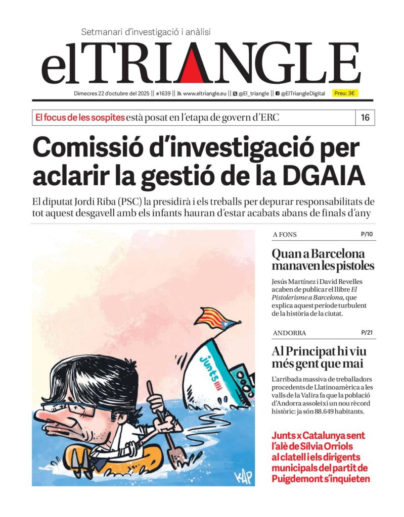 Comissió d’investigació per aclarir la gestió de la DGAIA