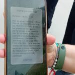 Missatge d'alerta de Protecció Civil al mòbil (Generalitat de Catalunya)