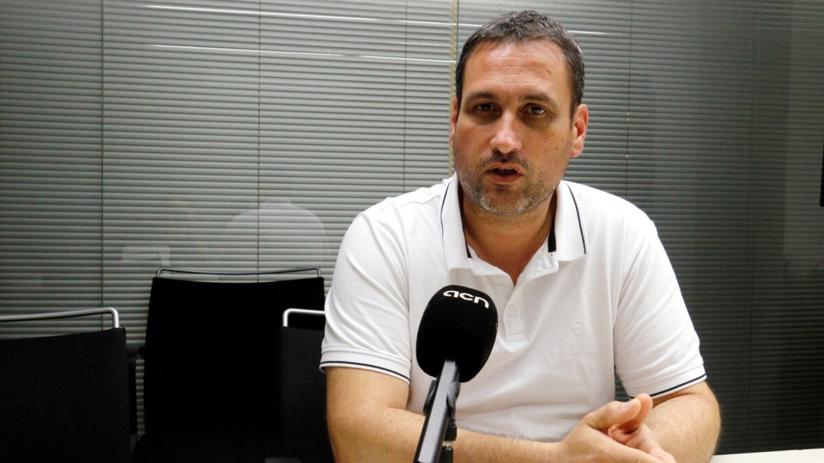 El director general de Boscos i Gestió del Medi, Jaume Minguell, durant una entrevista amb l'Agència Catalana de Notícies (Roger Segura, ACN)