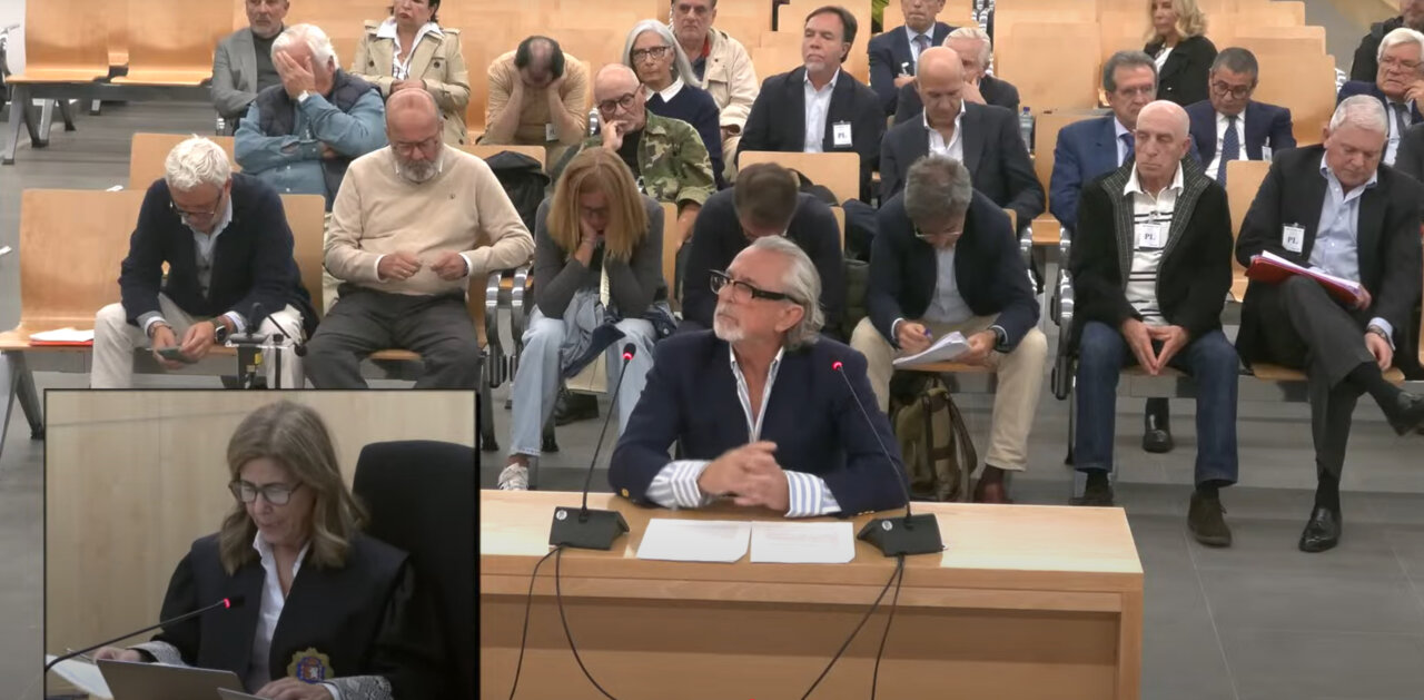 Francisco Correa durant el judici a l'Audiència Nacional per la trama Gürtel